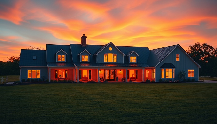 Modern farmhouse at sunset with glowing windows, Can a Buyer Back Out of a Contract?