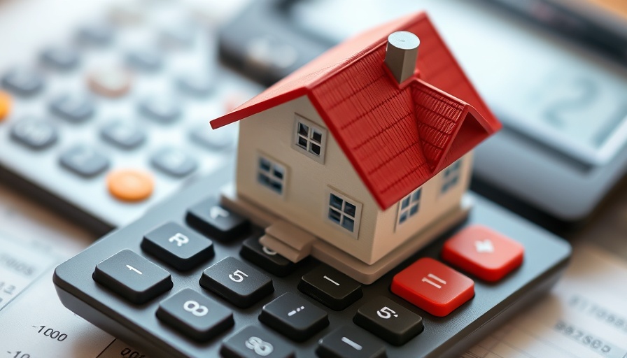 Miniature house on calculator symbolizing bank statement loans for self-employed borrowers.