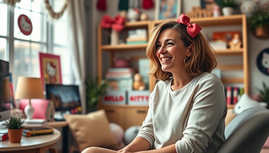 Engaging woman discussing strategies for reclaiming social media overwhelm in a cozy home office.