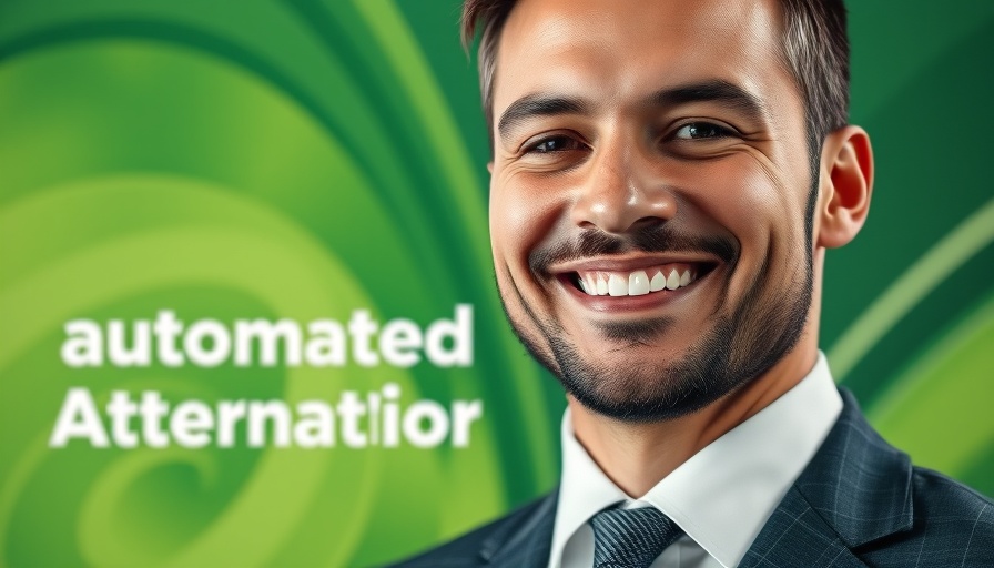 Lead Generation Automation for Busy Real Estate Agents; smiling man with text overlay.