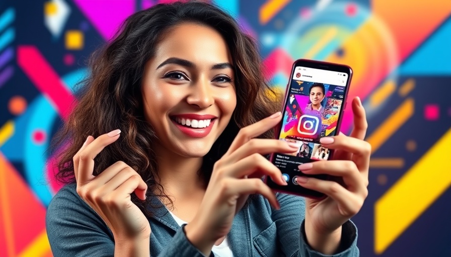 Instagram's newest tricks: Woman exploring Instagram features on smartphone.