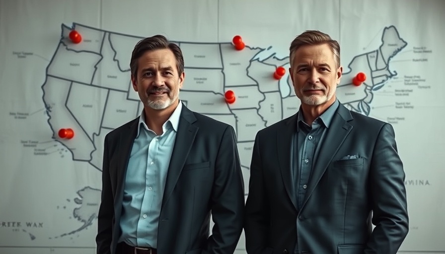 Register LLC in a different state concept with men and U.S. map.