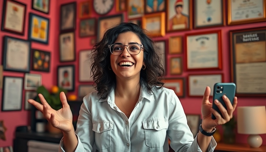 Enthusiastic woman in a video call discussing how to upgrade your LinkedIn for referrals.