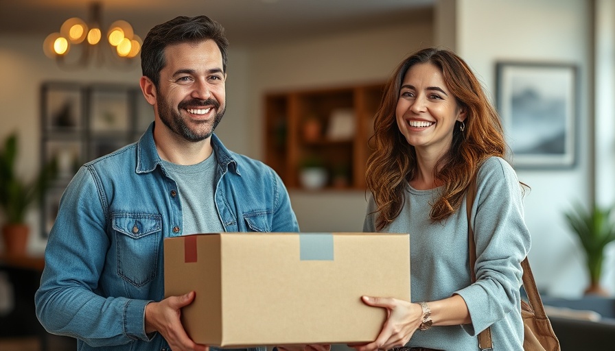 Good Agent vs. Bad Agent concept with smiling people indoors.