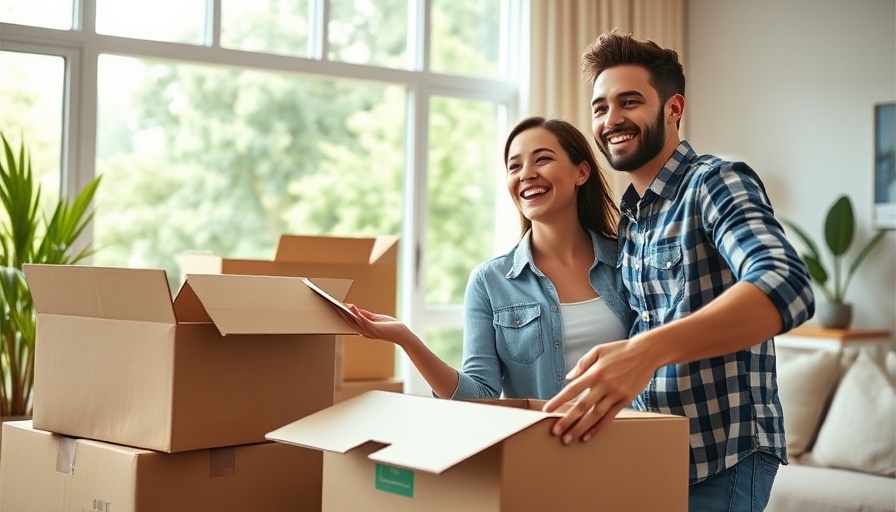 Happy couple packing in modern home, how fast can you get pre-approved for a home loan?