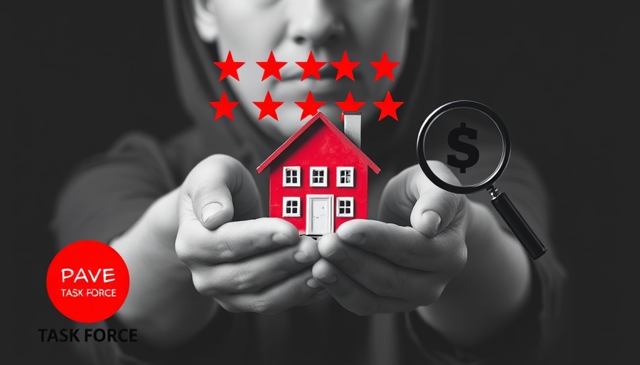 Collage symbolizing disbanding of PAVE task force with key elements.