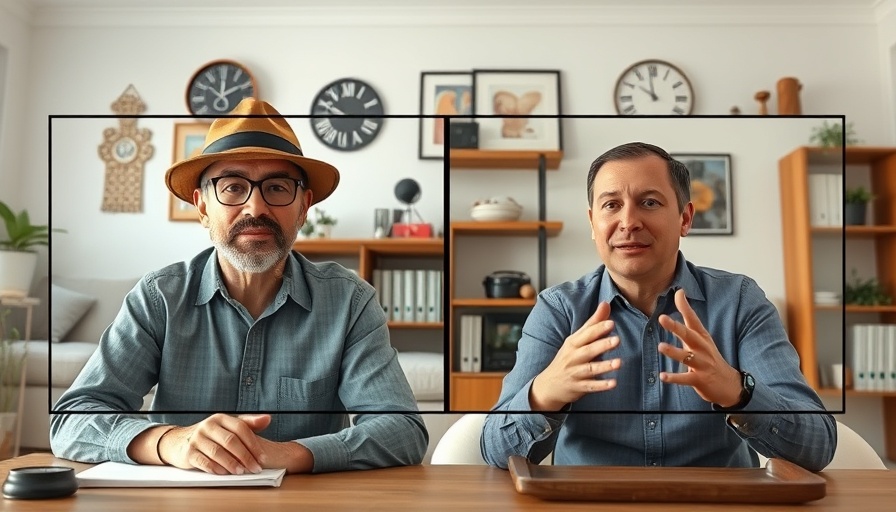Two men in a video call discussing strategies for rapid YouTube growth.