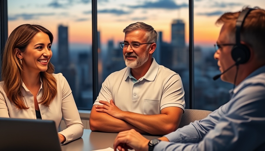 People discussing financial freedom in real estate during a call.