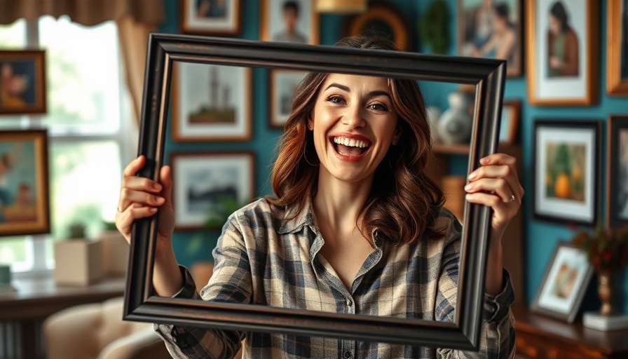 Enthusiastic woman discussing content consistency in uncertain times.