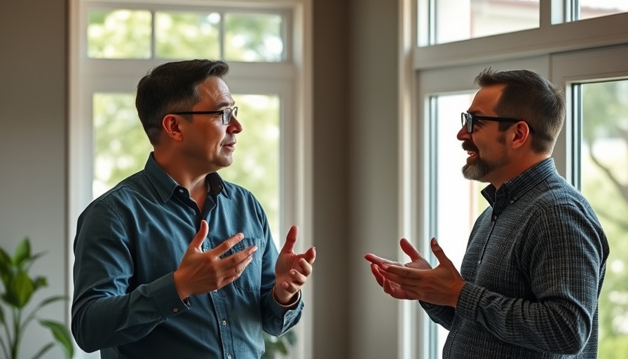 Casual man discussing investments indoors with engaging expression