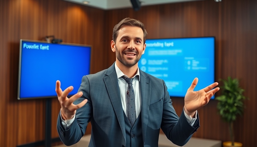 Business host discussing bonus depreciation benefits for business owners in studio.