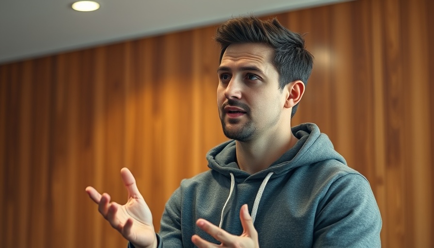 Man discussing Trump and the Fed impact on investments in warm setting.