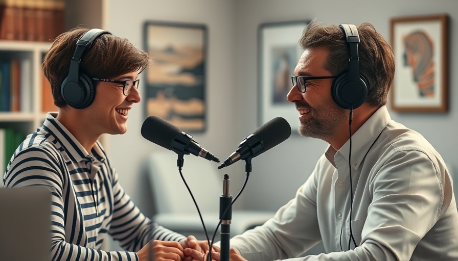 Two individuals in conversation about multifamily real estate investing, remote setting.