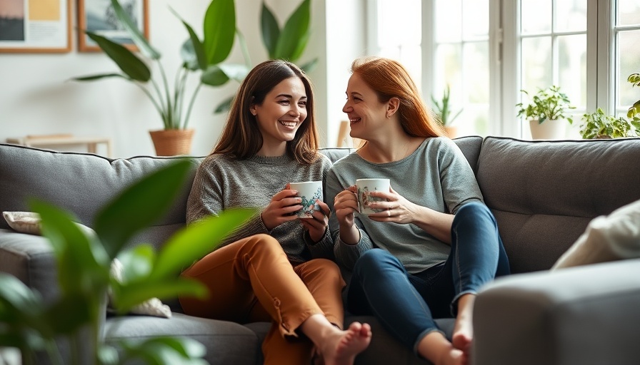 Two women discussing best questions to ask potential roommates.