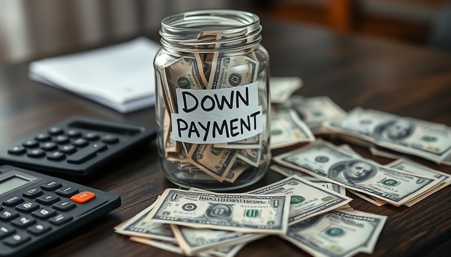 Costs of Owning a Home: Jar with 'Down Payment' label and money.