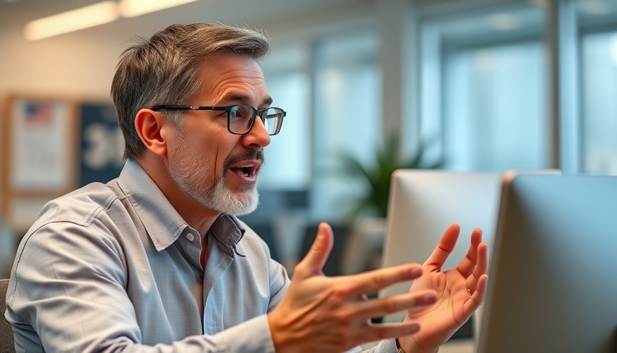 Professional discussing tax strategies for crypto gains in office.