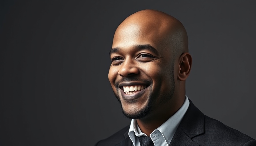 Smiling man in business attire, integrated borrower engagement