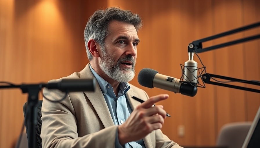 Podcast studio speaker discussing 'Hiring Your Kids Tax Deduction'