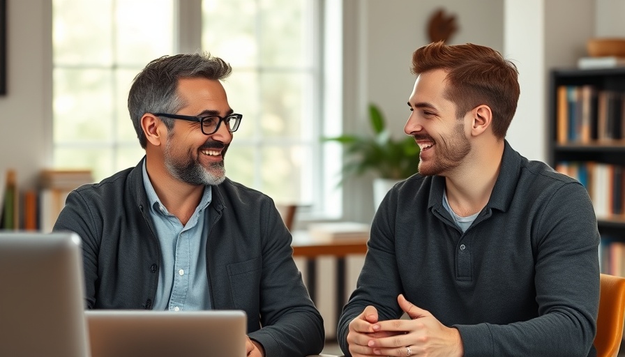 Two men in virtual meeting discussing non-correlated investments.