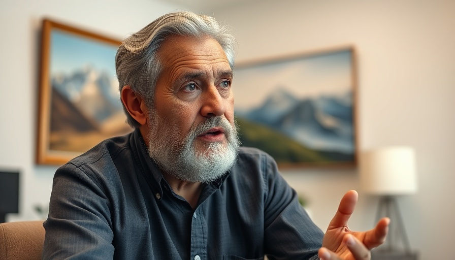 Thoughtful middle-aged man discussing 401(k) vs IRA options.