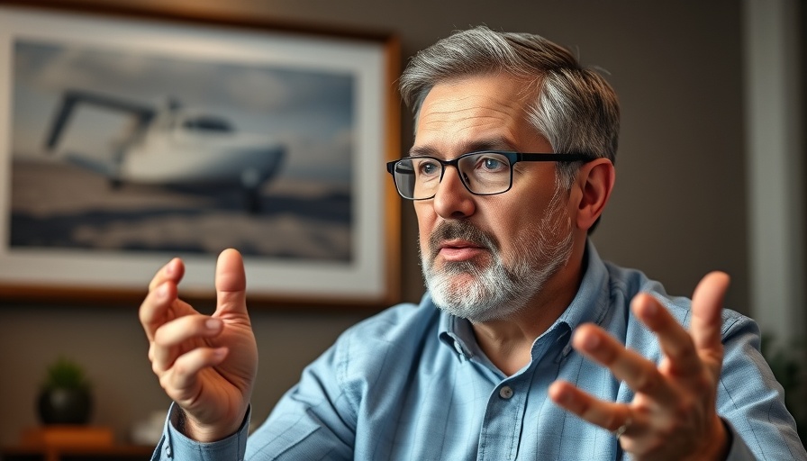 Middle-aged man explaining Solo 401k benefits for self-employed.