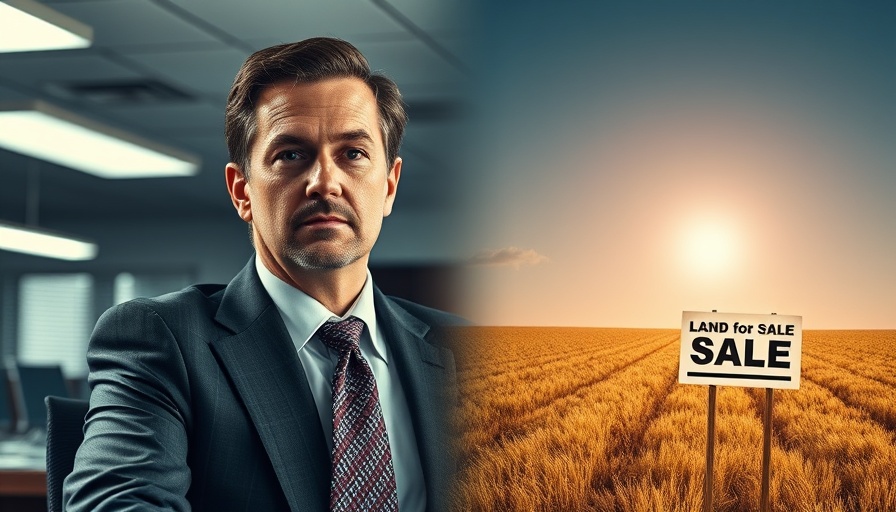 Full-Time Land Investing Strategies: Office to Land Transition Visual