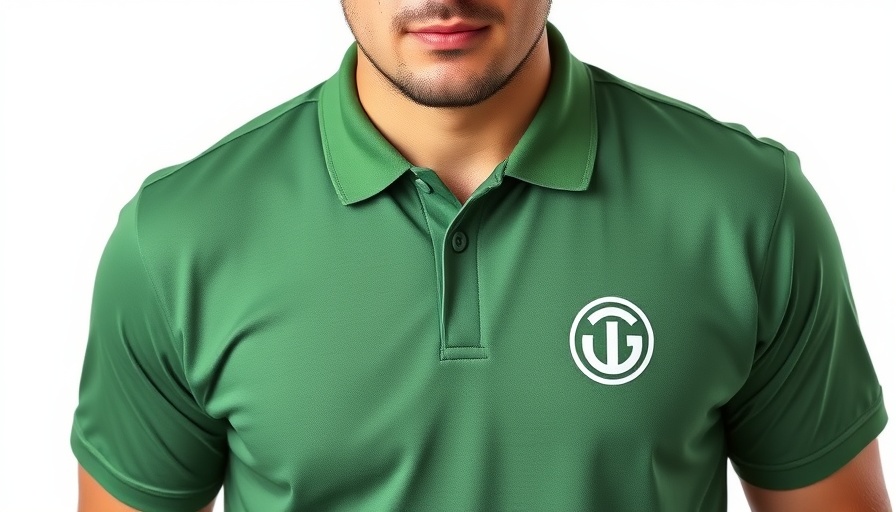 Portrait of a man in green shirt during campaign.