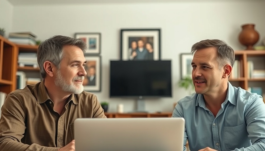 Middle-aged men in a virtual call discussing multifamily burnout and boutique hotels.