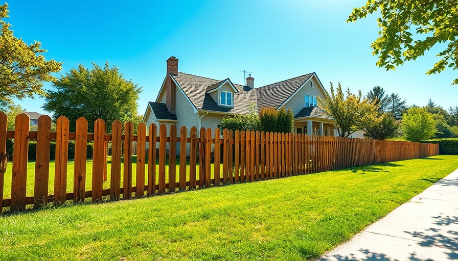 Suburban house with fence under blue sky. What is Adverse Possession and How Does It Work?