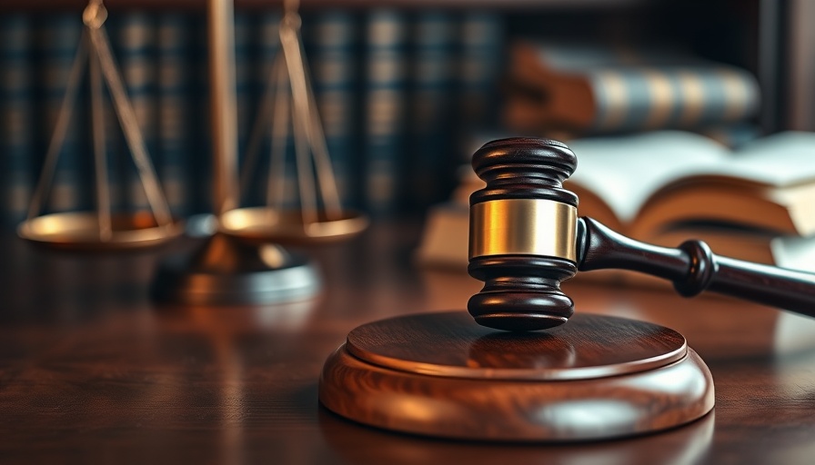 Close-up of a gavel on desk symbolizing Homie Files Appeal in NAR Antitrust Case.