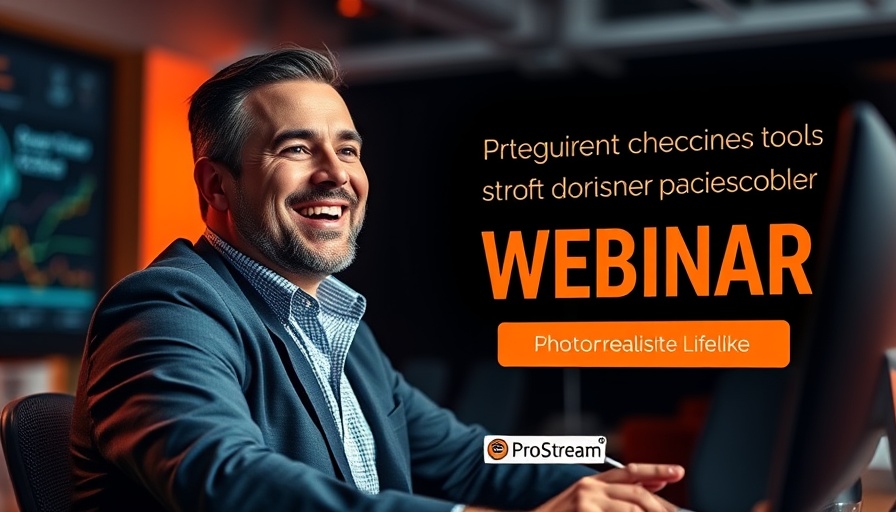 Webinar banner on PropStream's Data Tools with a smiling presenter.