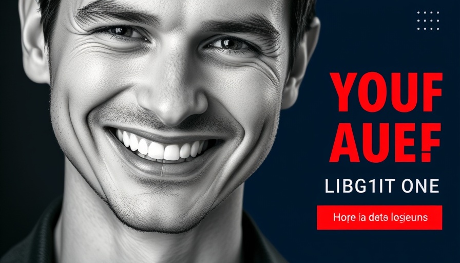 Monochrome ad featuring fast home deals and branding.