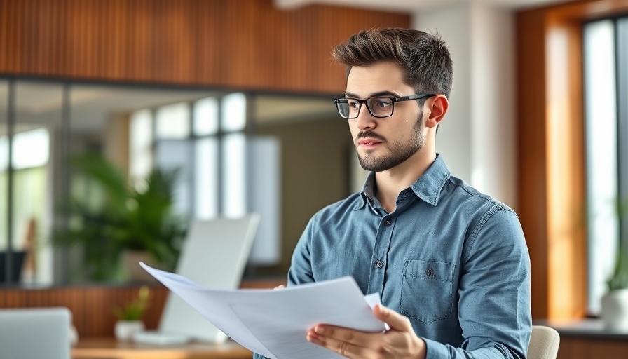 Confident young man explaining a winning investing strategy in an office.