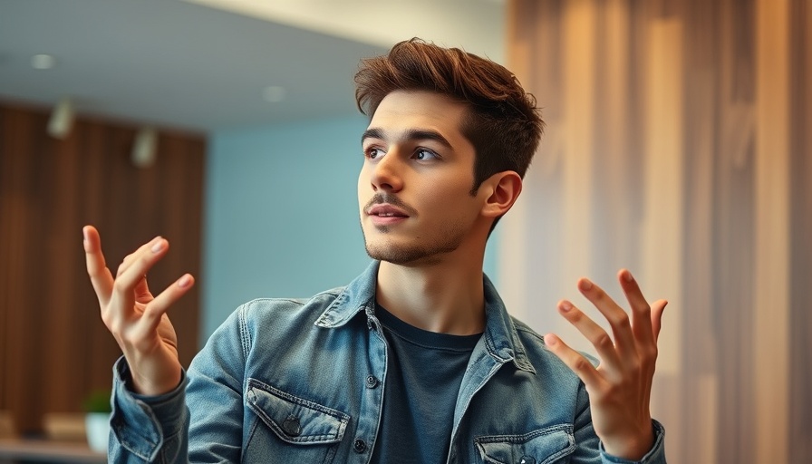 Young man speaking indoors on economic future, Is the Recession Coming.