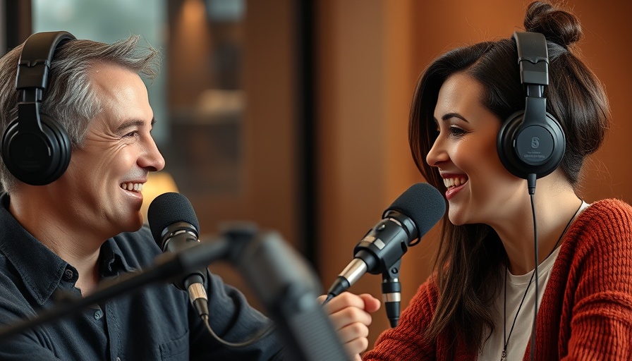 Podcast discussion on real estate trends with engaged speakers