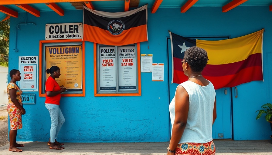 Caribbean Elections 2025: Voter at Jamaican polling station.