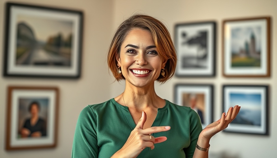 Confident woman discussing LinkedIn profile fixes for realtors.