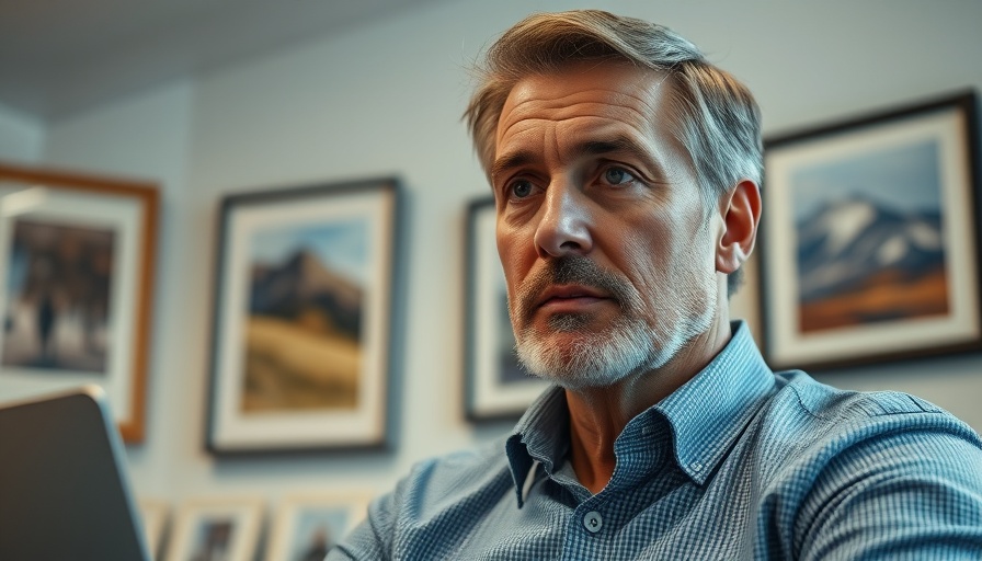Mature man advising on 'Pay the IRS LESS by Using the ROTH IRA.'