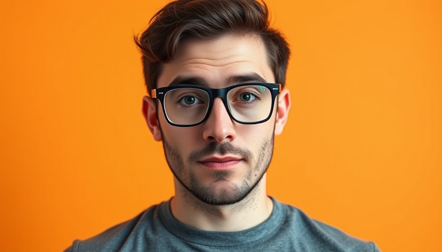 Person expressing determination in motivational setting.