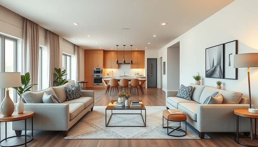 Elegantly staged vacant home with modern design and cozy ambiance.