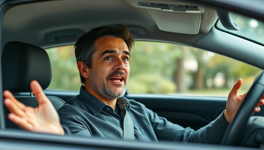 Confident person sharing sales advice in car interior, how to sell anything.