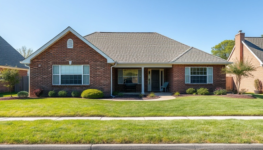 Suburban brick home illustrating disadvantages of sellers paying closing costs.