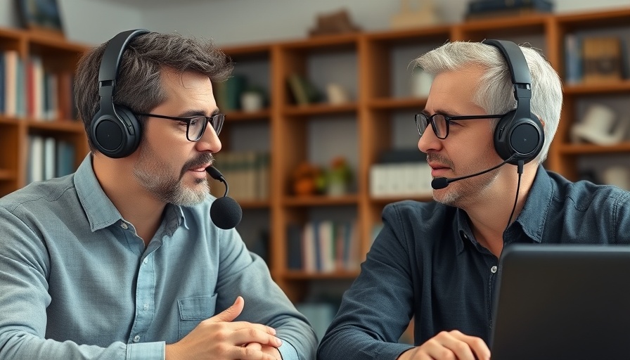 Two men discussing capital raising strategies in a virtual setting.