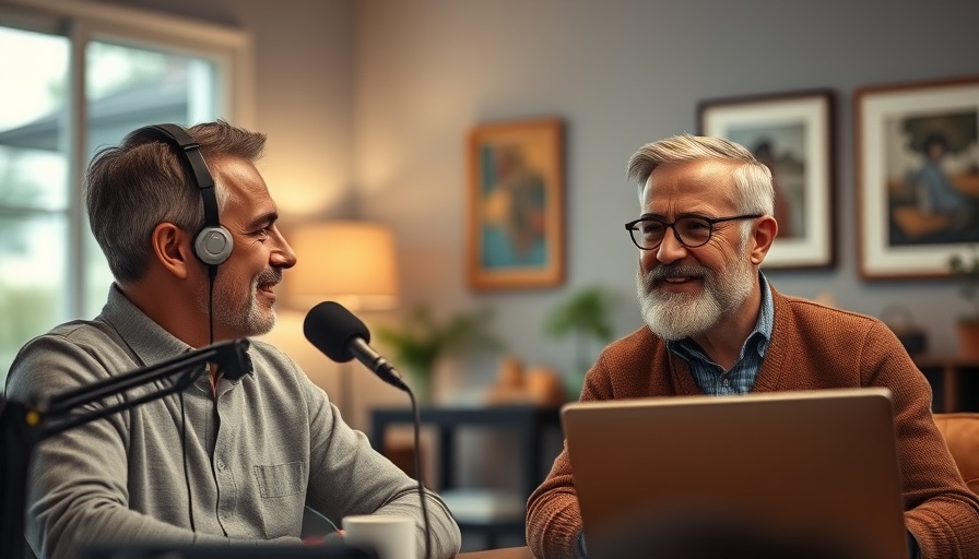 Two men on a video call discussing institutional capital raising.