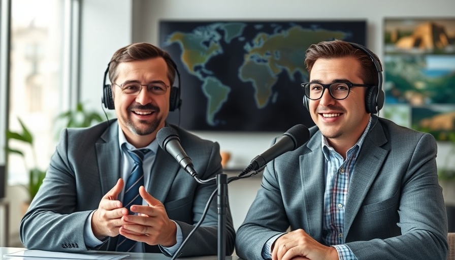 Two men discussing Kansas City real estate opportunities in a virtual meeting.