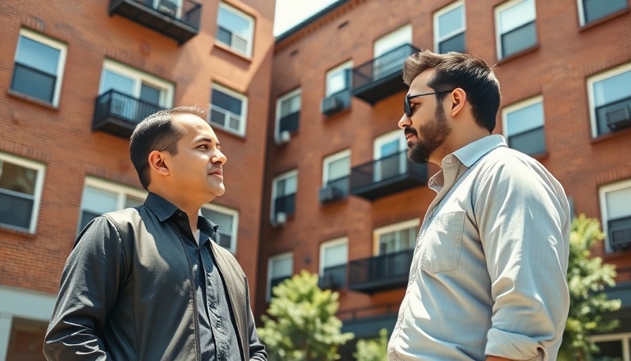 Two men engaging in conversation in a sunny urban setting, embodying the art of listening.