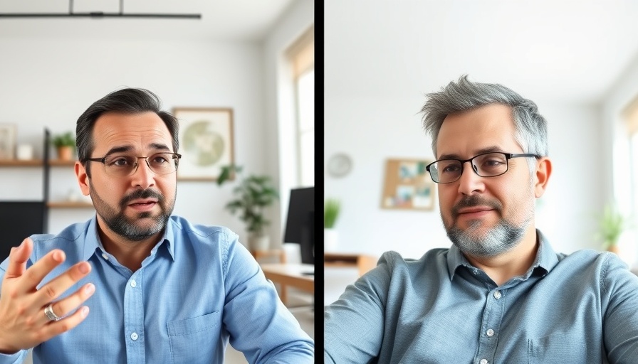 Two men in a virtual video call discussing cannabis real estate debt.