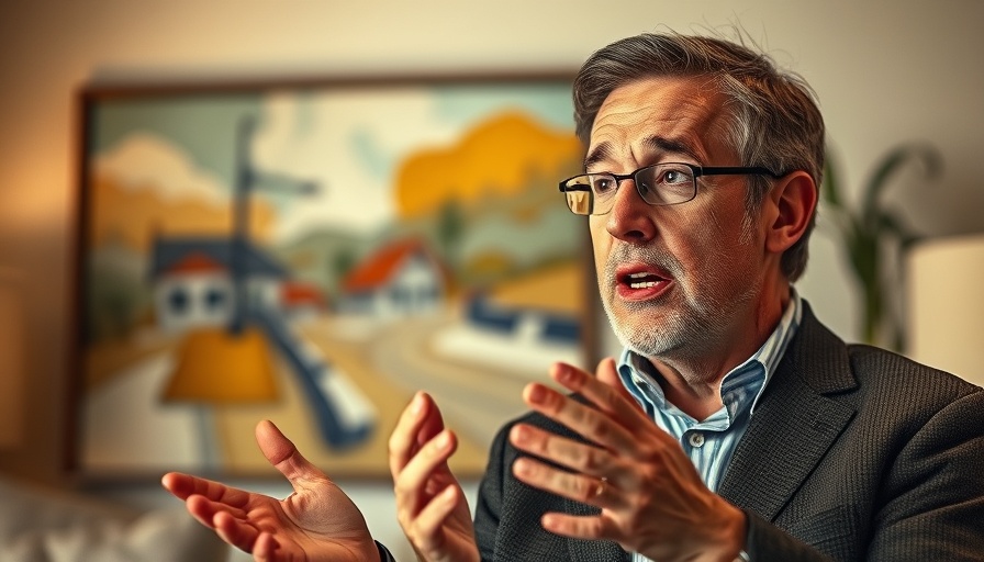 Middle-aged man discussing mortgage vs renting, You Don't Need Millions to Start Owning Property.