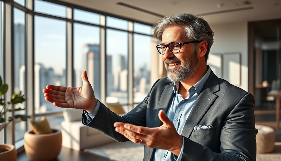 Digital selling techniques in luxury home settings, modern interior.