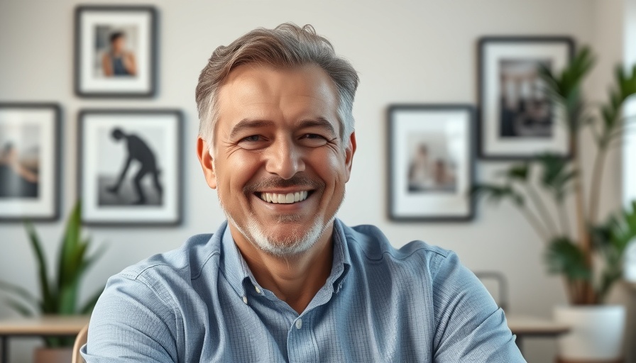 Middle-aged man in office, related to seniors housing shortage discussion.